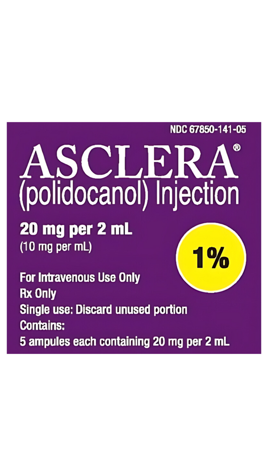 Asclera 5 vial box